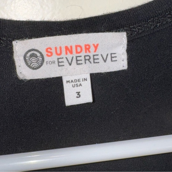 SUNDRY for EVEREVE Sleeveless Drawstring Waist Racerback Casual Dress Large - Picture 6 of 14